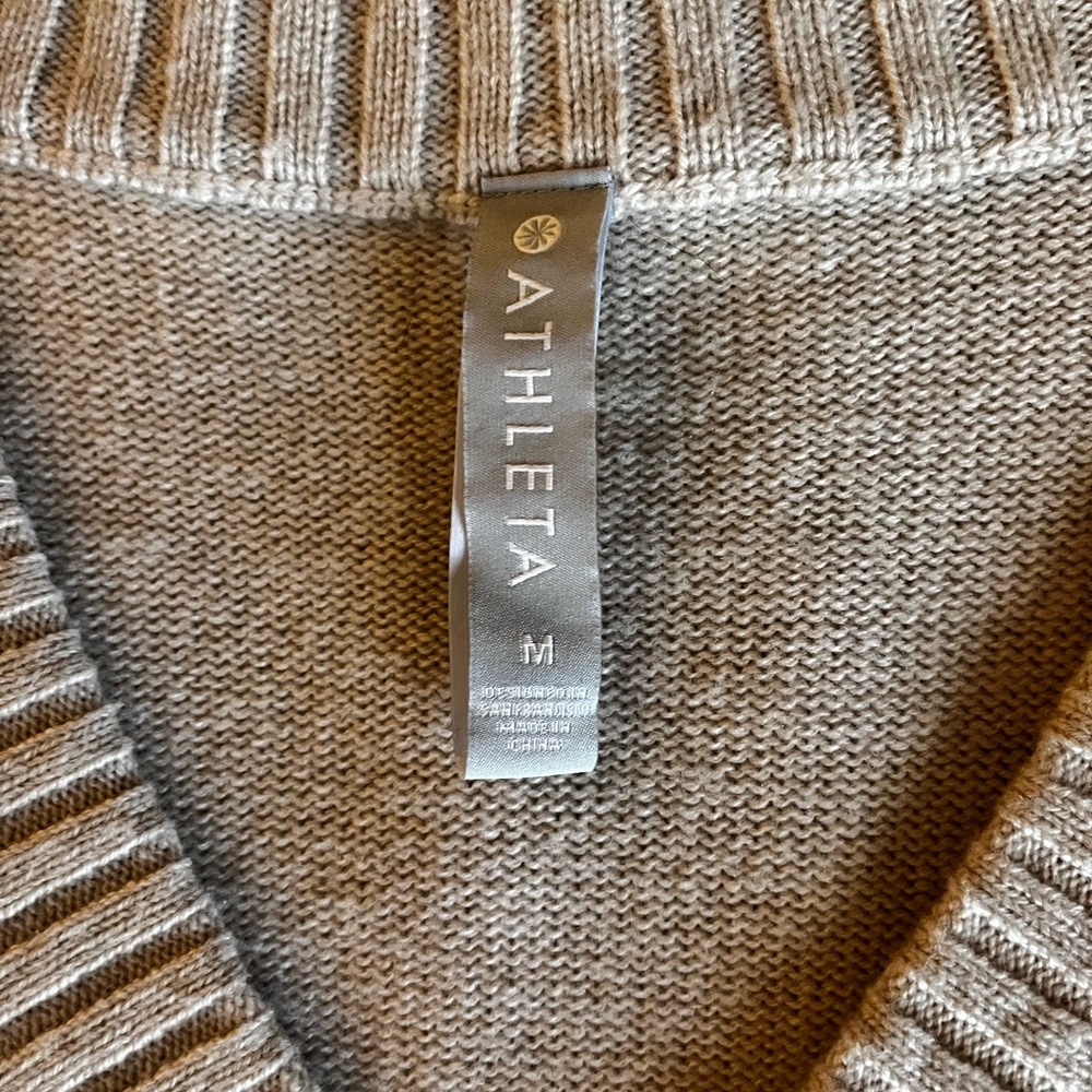 Athleta Tan Knit Sweater